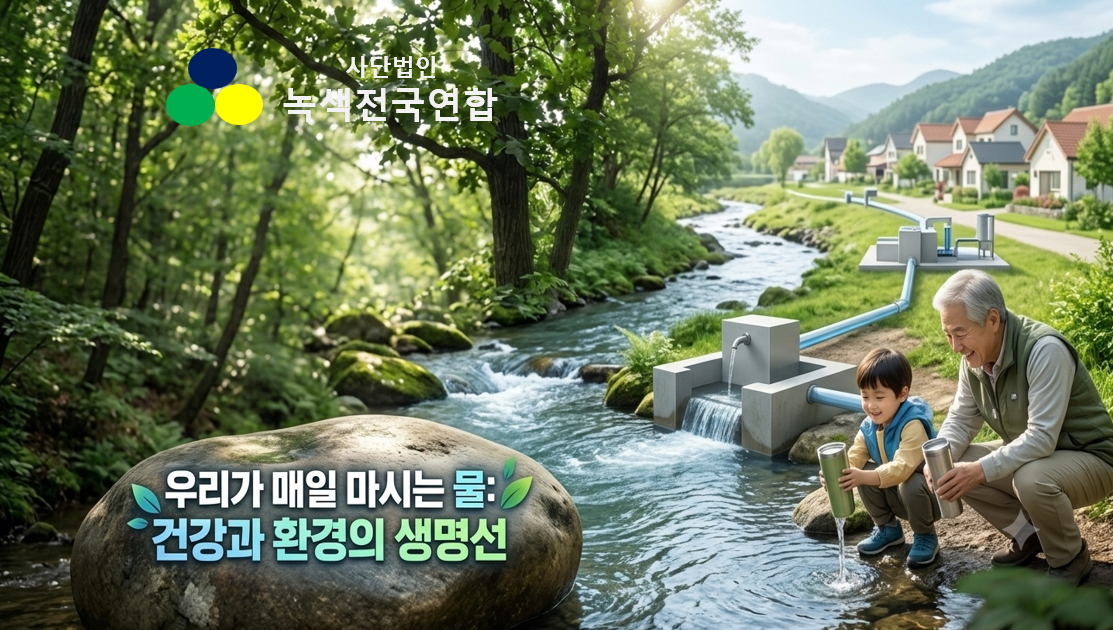 우리가 매일 마시는 물 💧 건강과 환경은 어떻게 연결되어 있을까요?